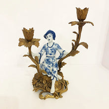 Load image into Gallery viewer, Bronze and Porcelain Figurine
