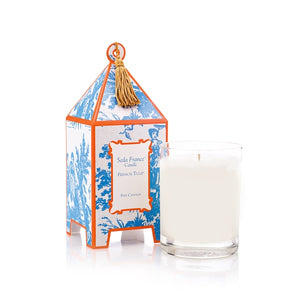 Seda France Classic Toile Pagoda Box Candle