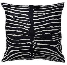 Le Zebra Brown Pillow